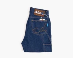 Advisory Board Crystals123 Abcd. Painter Pant - Dark Blue Stonewash
