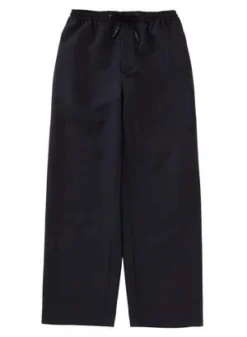 Blue Blue JapanWoven Wool Sashiko Drawstring Pants - Dark Navy