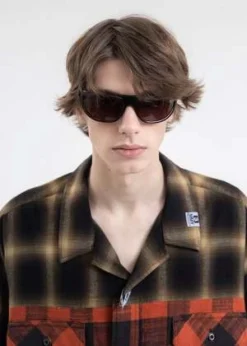 Mihara YasuhiroSUN GLASSES - Brown