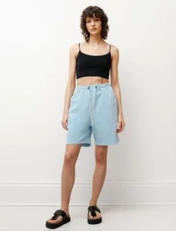 Camiel FortgensGrandpa Heavy Jersey Shorts - Indigo Dye