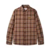 Butter GoodsCaterpillar Flannel Shirt - Brown/Orange