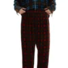 Acne StudiosChecked Pajama Style Pants - Red/Black