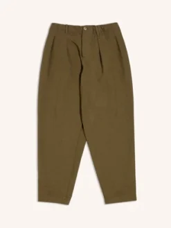 KestinClyde Cotton Ripstop Loose Pants - Olive