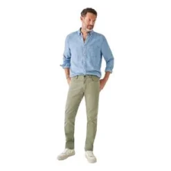 Faherty BrandComfort Twill Jean - Surplus Green