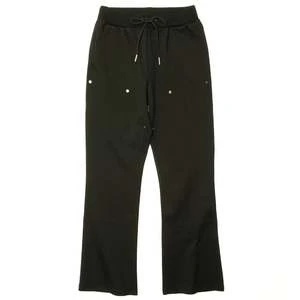 INSAITDOUBLE KNEE SWEATPANTS - BLACK - Image 2