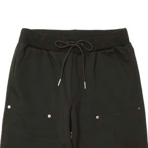 INSAITDOUBLE KNEE SWEATPANTS - BLACK - Image 4