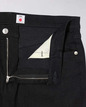 EdwinEDWIN Slim Tapered Jeans - Black Rinsed - Image 7