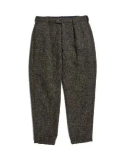 Engineered Garments8w Corduroy Polyester Wool Tweed Boucle Carlyle Pants - Dark Brown