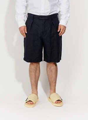 Engineered GarmentsLinen Twill Sunset Short - Navy - Image 4