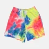 BossiFleece Shorts - Tie Dye Green