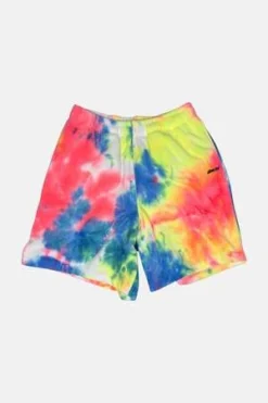 BossiFleece Shorts - Tie Dye Green