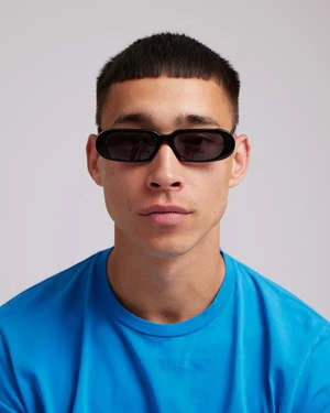 Colorful Standard SunglassesUnisex Colorful Standard Sunglasses Gafas De Sol 09 Sunglass - Deep Black Solid/Black - Image 2