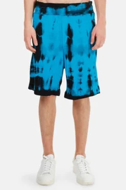 Cotton CitizenJackson Shorts - Dark Aqua Tie Dye