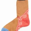Kapital96 Yarns Wool Heel Bandana Socks - Red