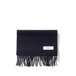 Norse ProjectsLambswool Scarf - Dark Navy