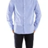 Blue&CreamMacro Check Gingham Button Down Shirt - Blue