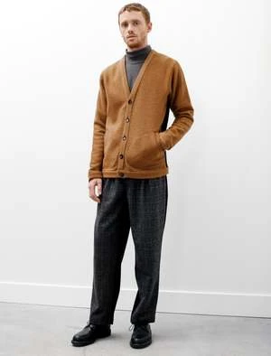 Frank LederMixed Wool Pants - Check Black - Image 2