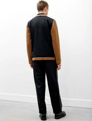 Frank LederMixed Wool Pants - Check Black - Image 4