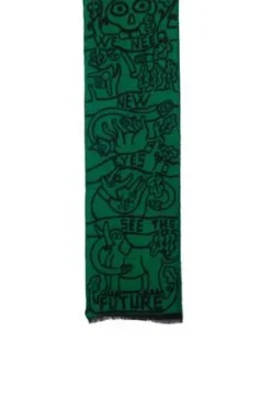 Walter Van BeirendonckNEW EYES Scarf - Green/Blue