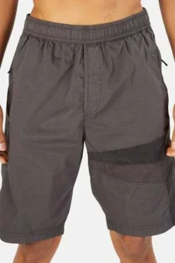 Stone IslandNylon Ripstop Star Inlay Shorts - Charcoal