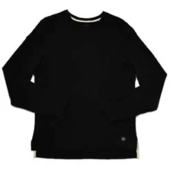 OutclassDouble Slub L/S Tee - Black