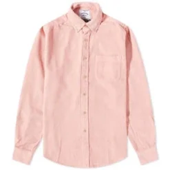 Portuguese FlannelLobo Corduroy Shirt - Old Rose