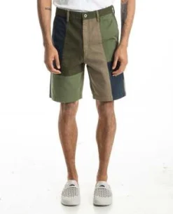FDMTLPatchwork Short Rinse - KHAKI