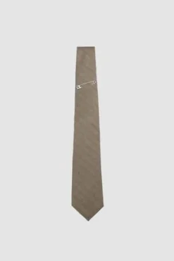 MfpenPin Tie Herringbone - Beige