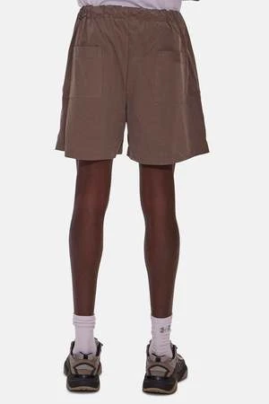 Blue&CreamPoplin Short - Brown - Image 2