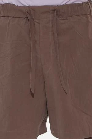 Blue&CreamPoplin Short - Brown - Image 4