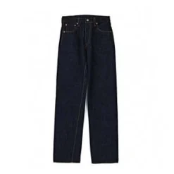 Pure Blue Japan14oz. Denim Woven Jeans - Wide Piped Straight Wash