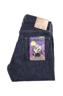 Samurai Jeans17OZ BENKEI DENIM STRAIGHT TAPERED JEAN - Indigo