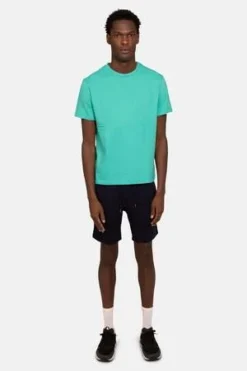 Blue&CreamSmooth Tee - Emerald