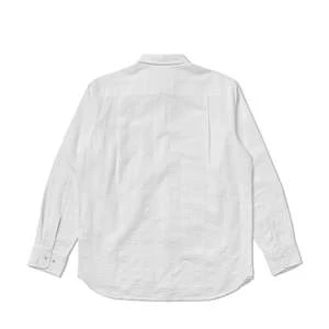 Universal WorksSquare Pocket Shirt - Self Stripe White - Image 2