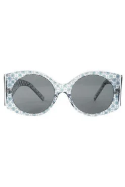 STELLA MCCARTNEYStella McCartney Rectangle Trans Orcirbl Sunglasses - Transparent/Blue