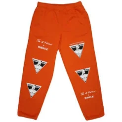 WHOLEUnisex WHOLE TOMS PUNK LOGO TOM OF FINLAND Sweatpants - Burnt Orange