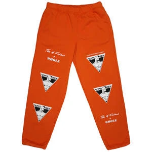 WHOLEUnisex WHOLE TOMS PUNK LOGO TOM OF FINLAND Sweatpants - Burnt Orange