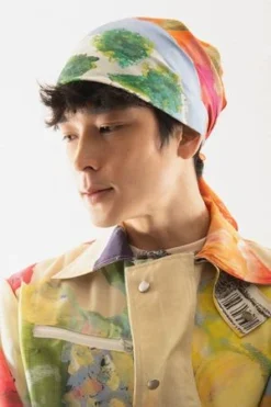 The DyásGrocery List Broccoli Scarf - Multicolor