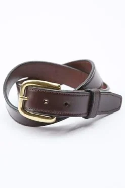 Tory LeatherStitched Belt - Havana