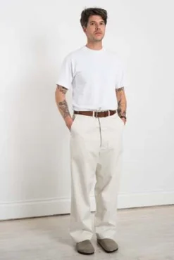OrslowVintage Fit Army Trousers - Ivory