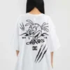 KidillSHORT SLEEVE WIDE TEE COLLAB WITH DC SHOES ANARCHY - WHITE