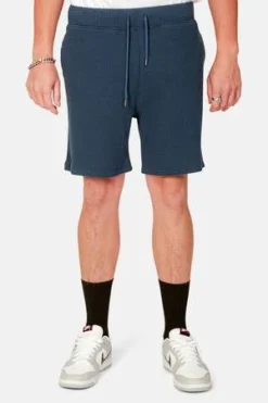 Blue&CreamWaffle Short - Navy