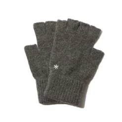 Snow PeakWool Knit Gloves - Grey