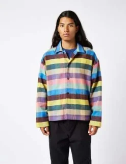 YMCPJ Overshirt - Multi Blue/Yellow
