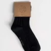 Nia ThomasWool Rib Socks - Navy Blue